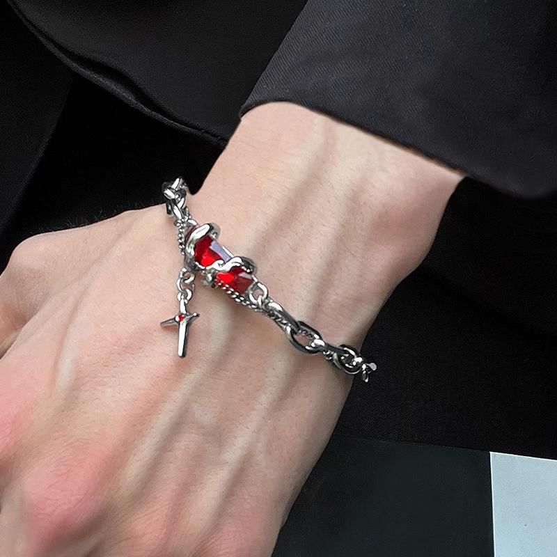 Lilafey - Armband met strass-legering
