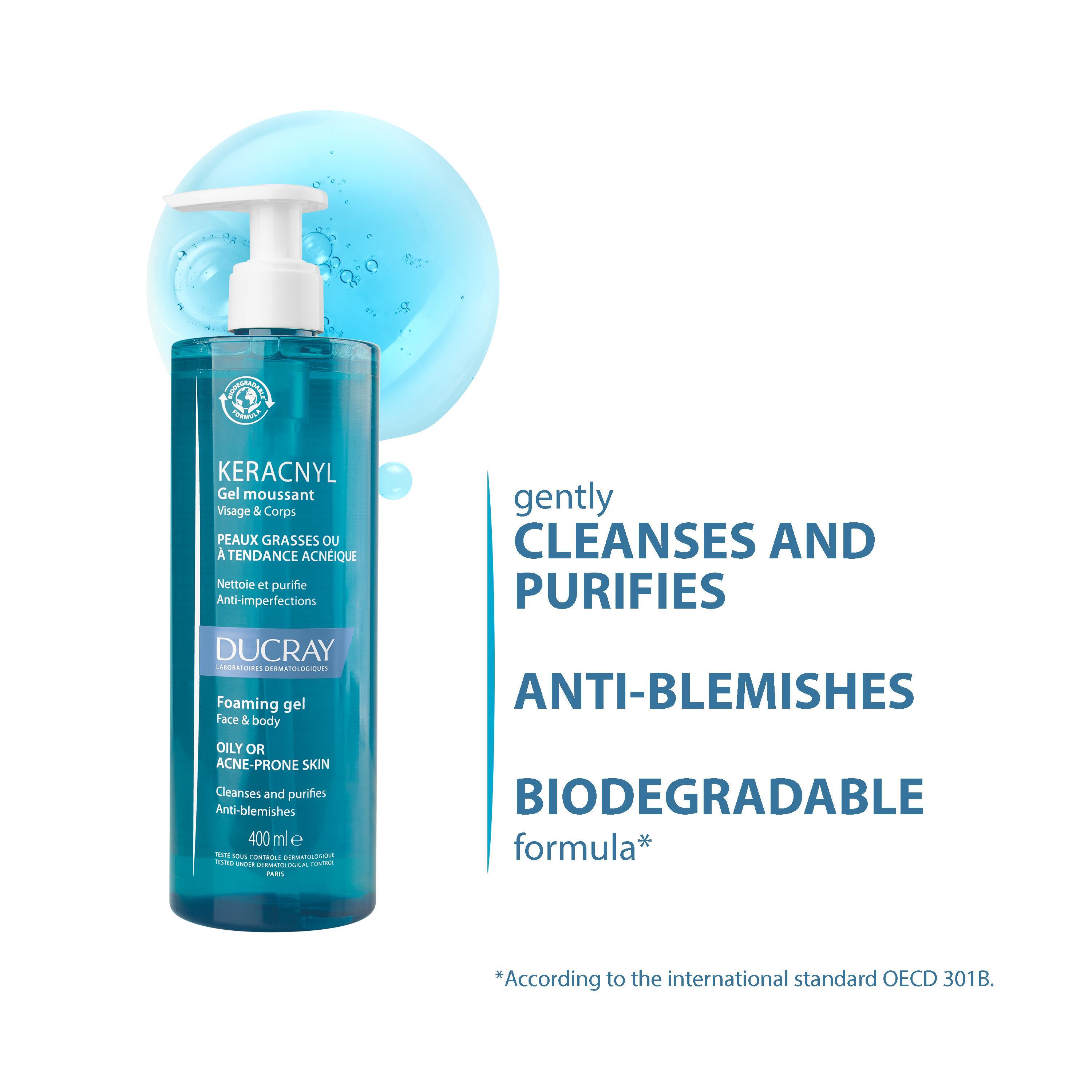 DUCRAY KERACNYL Reinigungsgel Gel Tb 400 ml