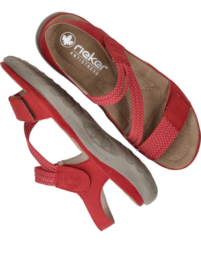 Rieker Sandalen Rood Dames