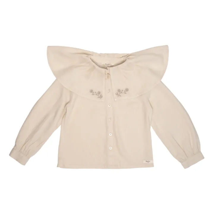 Baje Studio Blouse Ruby Brodée | Sable
