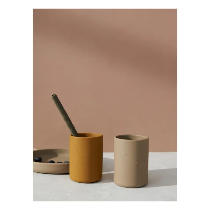 Liewood Gobelets Ethan en silicone - Set de 2 | Caramel