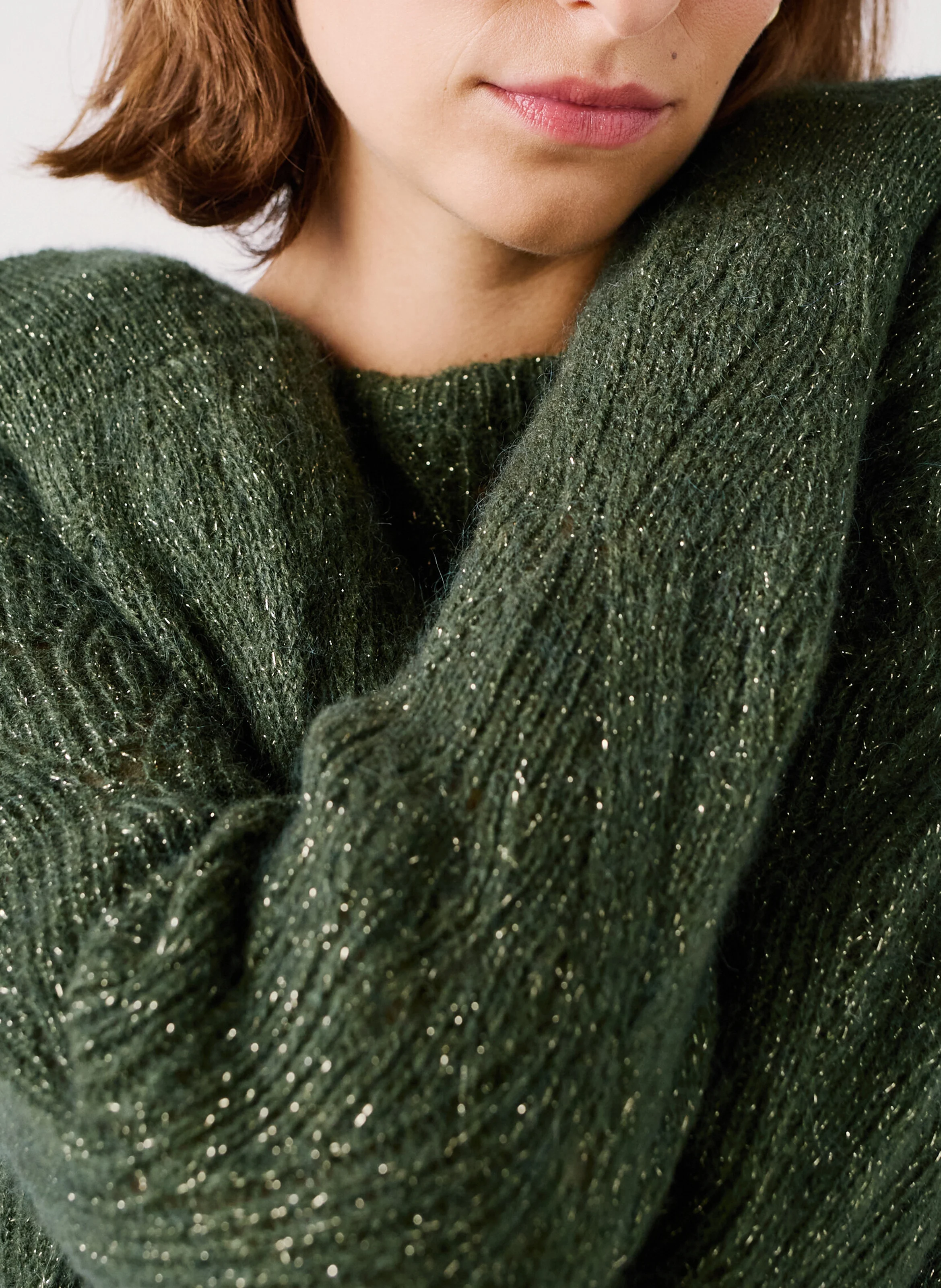 MGORDON - Pull droit col rond | Vert