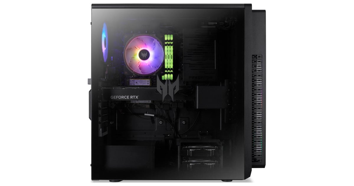 AcerPredator Orion 5000 (DG.E4EEH.006) gaming pc  (Zwart | Core Ultra 7 265F | RTX 5080 | 32 GB | 1 TB SDD)