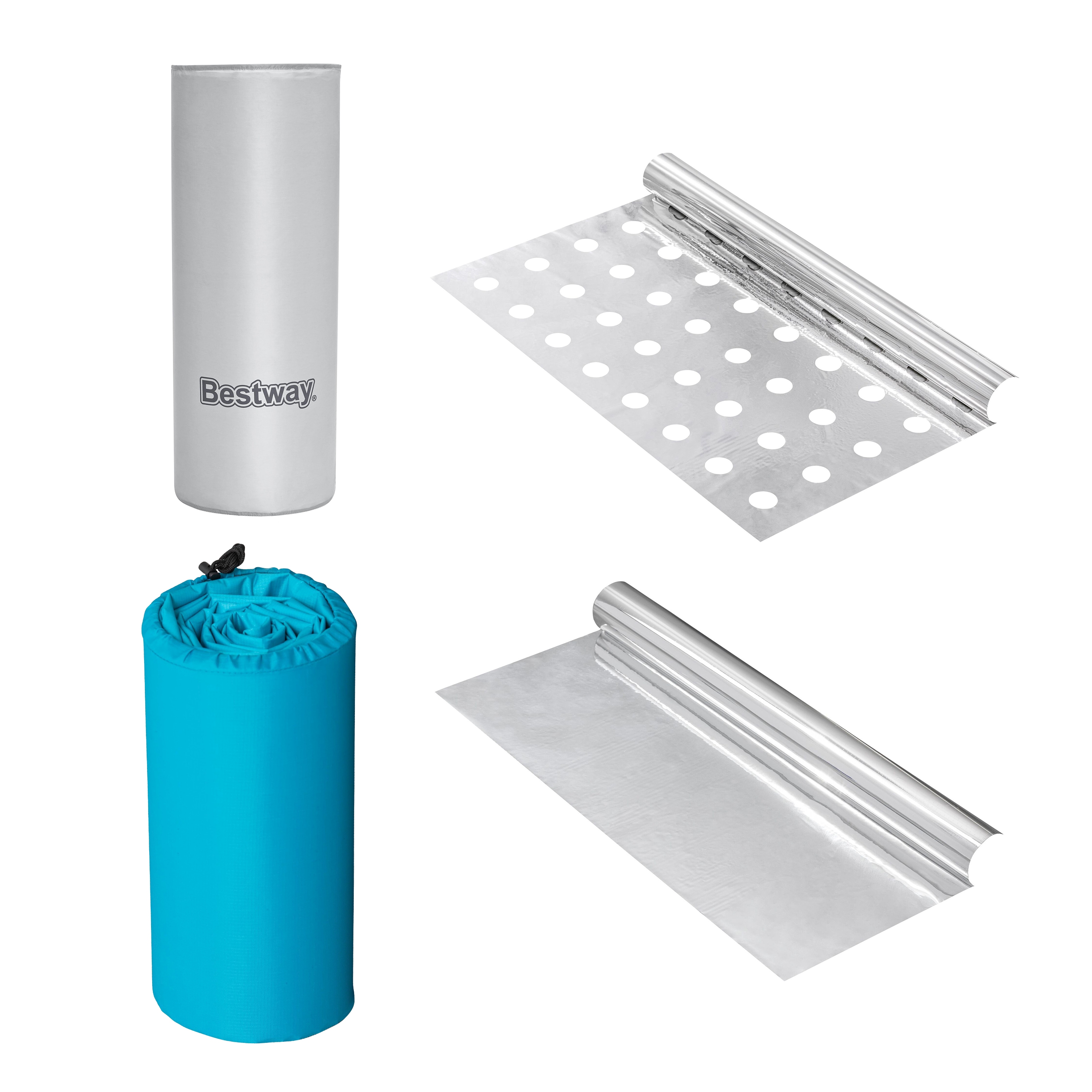 Isomatte AlpineLite für Mumienschlafsack 183 x 51 x 7 cm