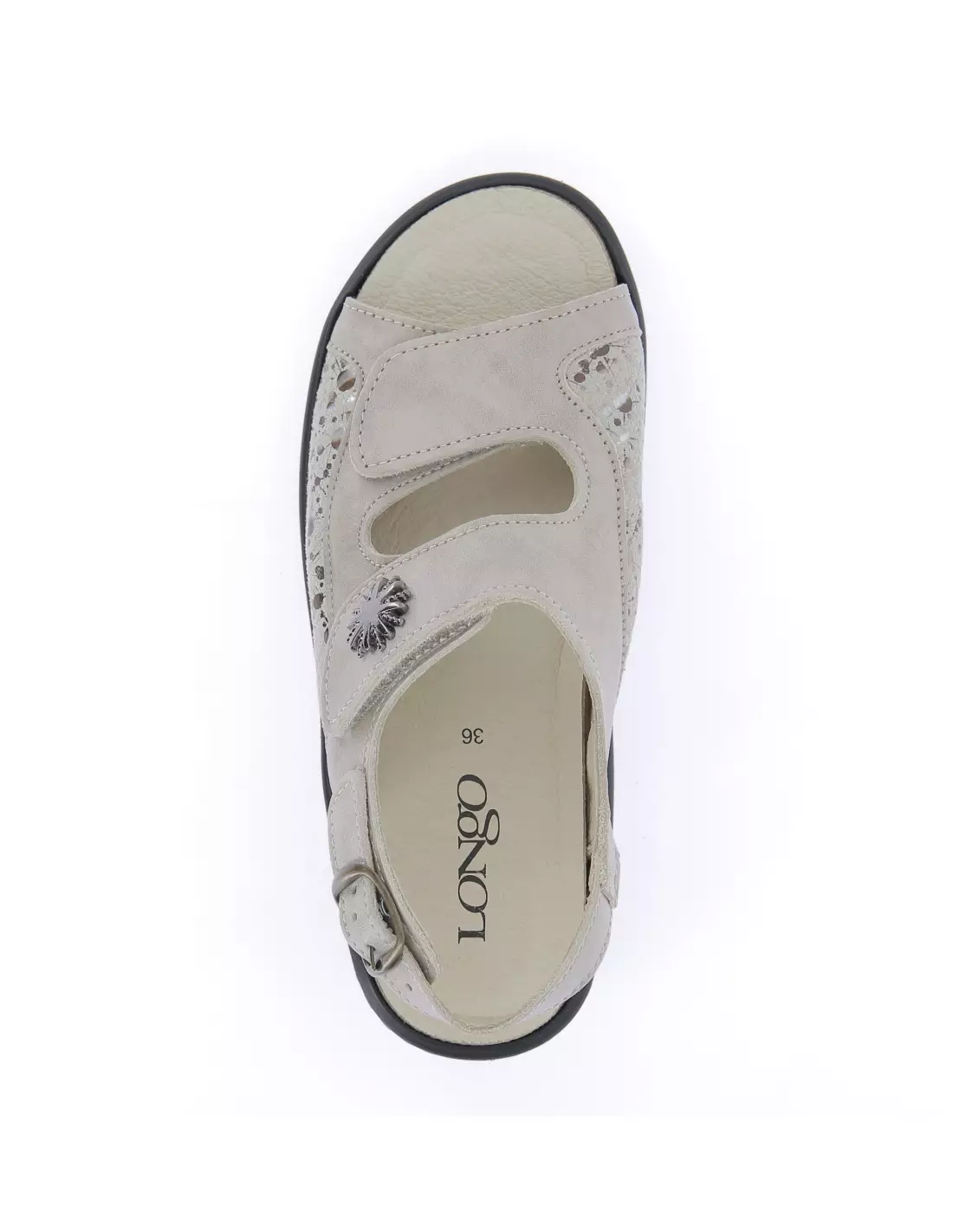 LONGO 1072019 - Sandales & nu-pieds Taupe