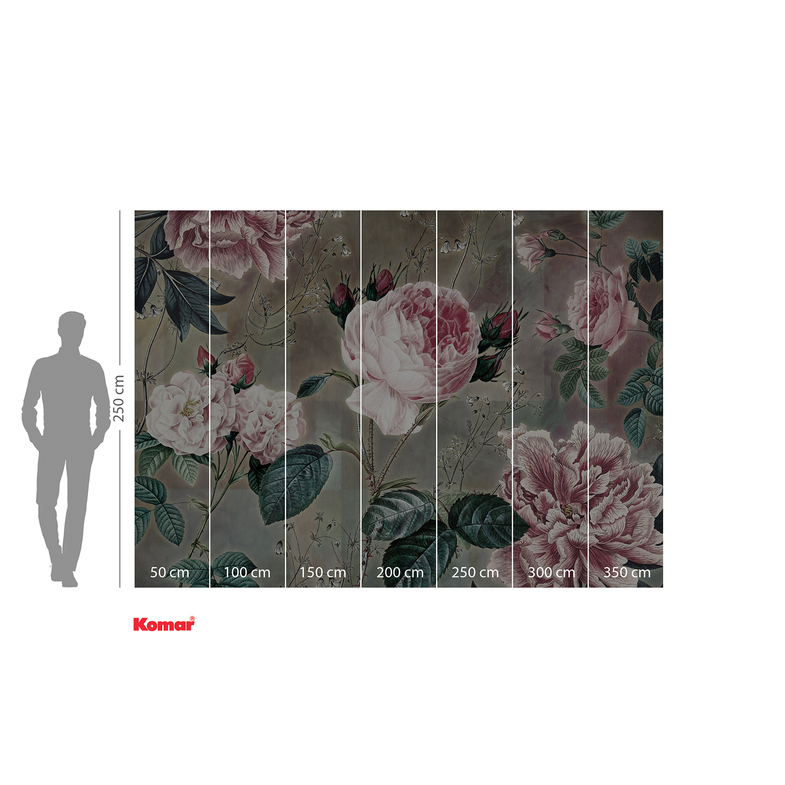 Vlies-Fototapete EVERLASTING - bunt - 350x250 cm