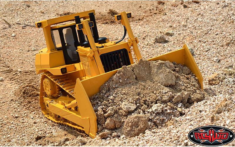 Bulldozer DXR2 Hydraulic Earth Dozer ARTR, 1:14<br>Voll funktionsfähiger Bulldozer im Massstab 1:14 mit Hydraulik