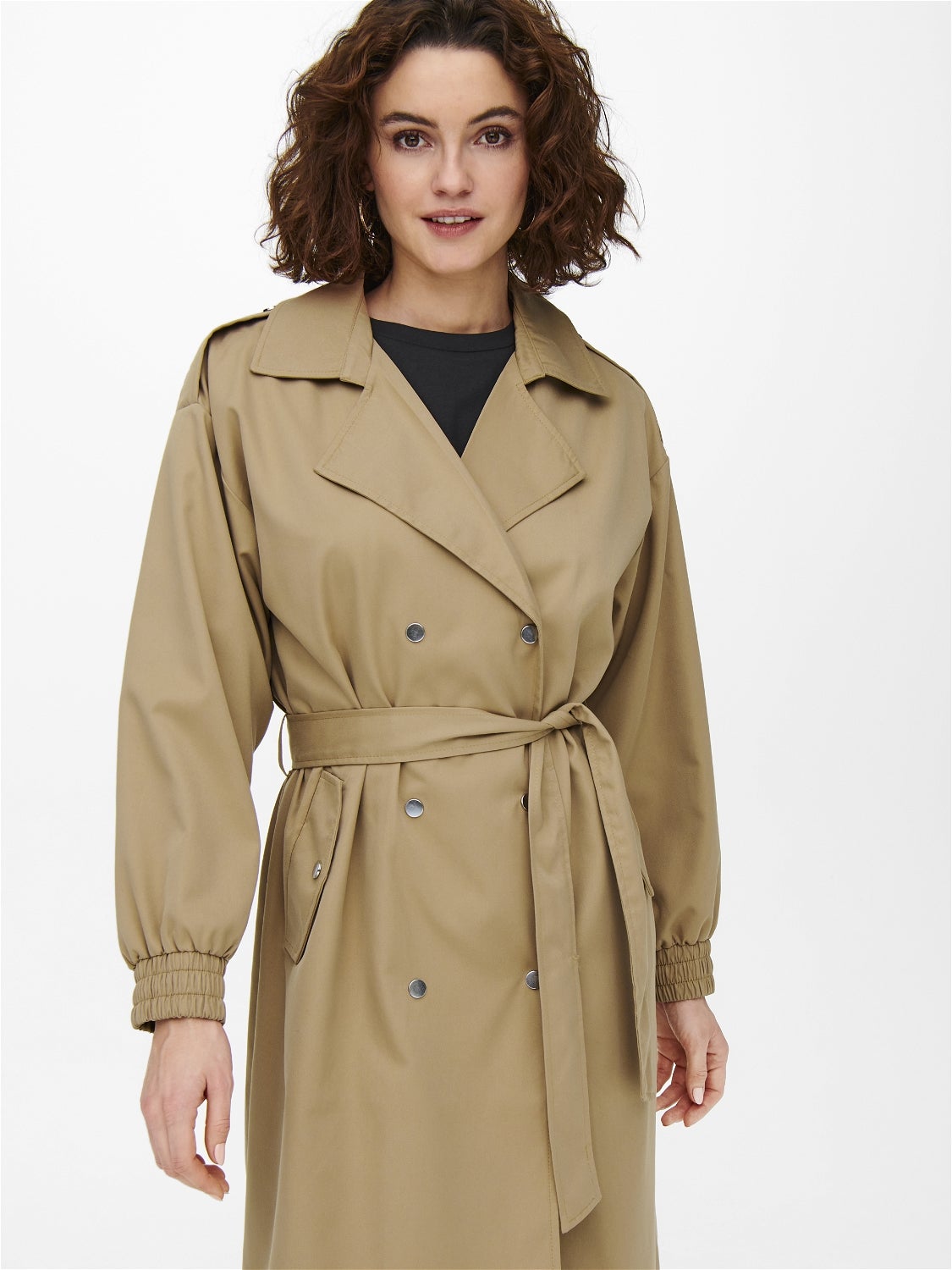 ONLSEPIA Trenchcoat Tigers Eye