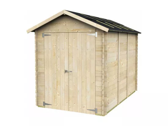 Abri de jardin en bois naturel pour outils 178x273 NaturalCabin