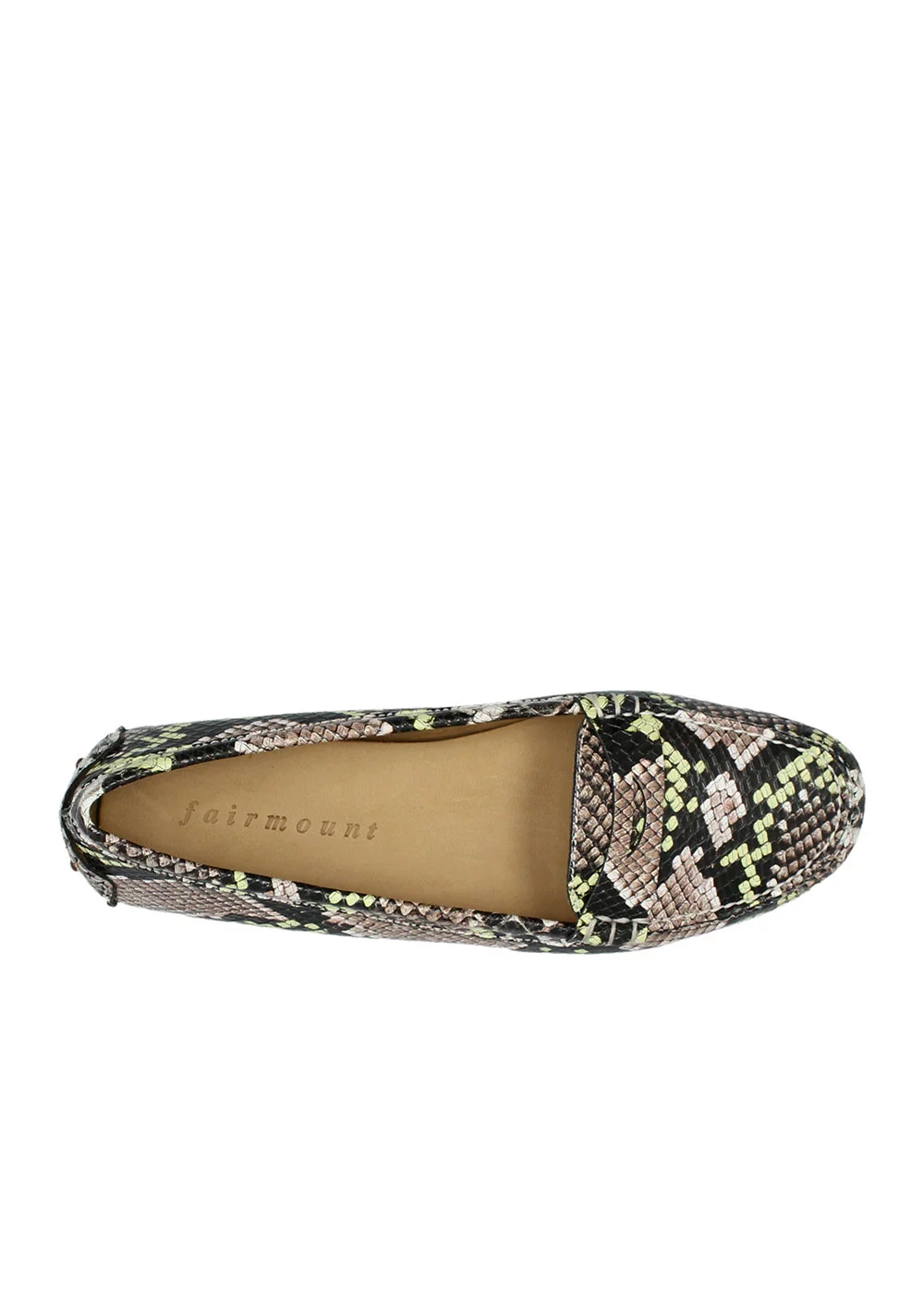 MOCASSIN ROUND DRIVER FACON PYTHON VERT