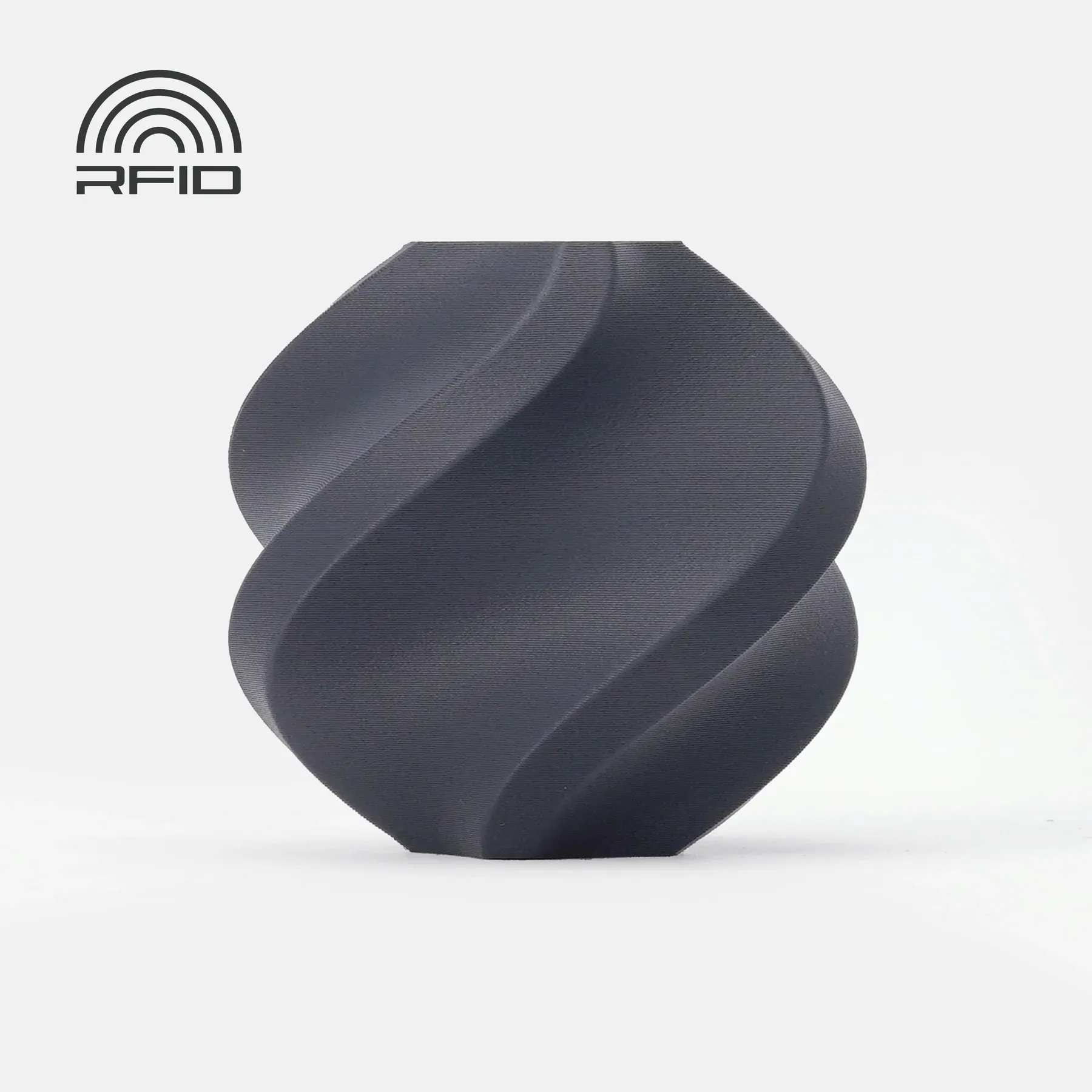 Bambu Lab  PLA-CF Lava Gray, Spule (1.000 g)    Mit Kohlefasern verstärktes PLA in Grau