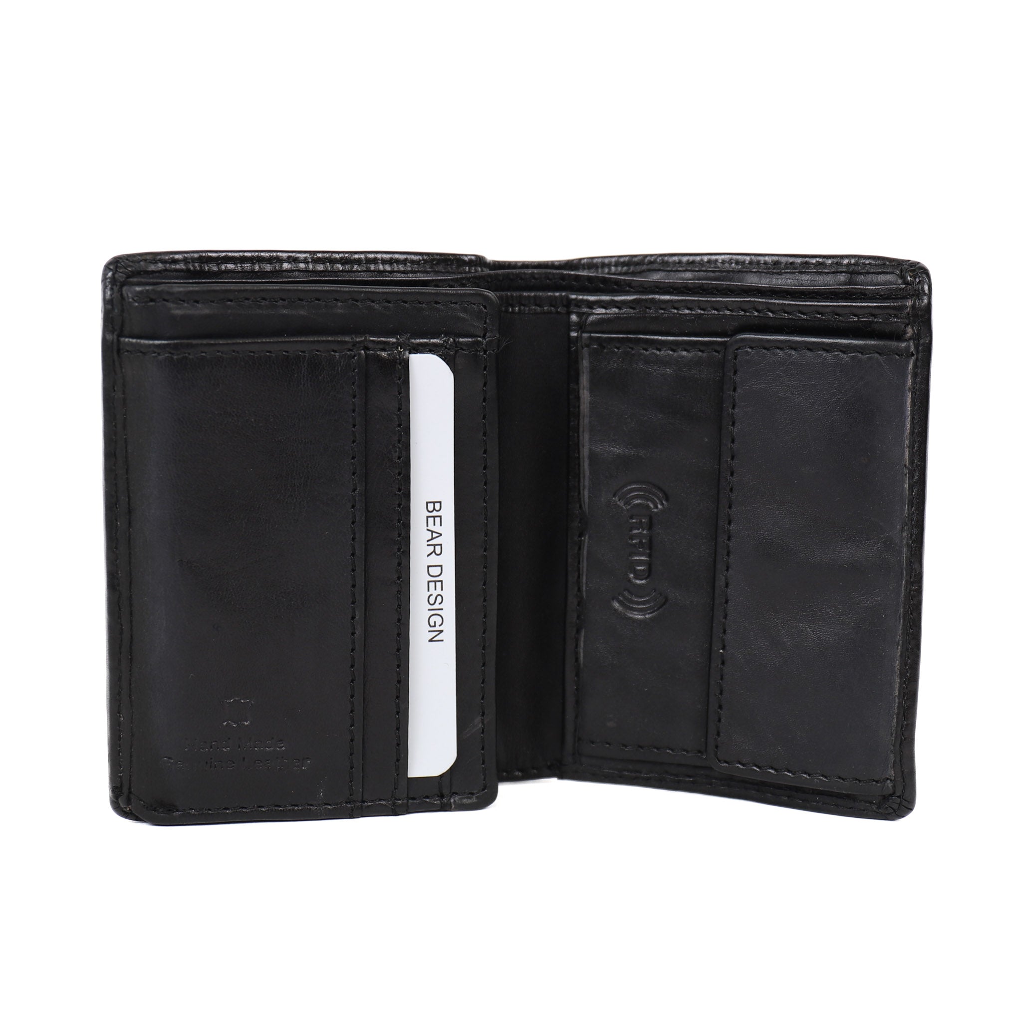 Billfold 'Remo' zwart Zwart