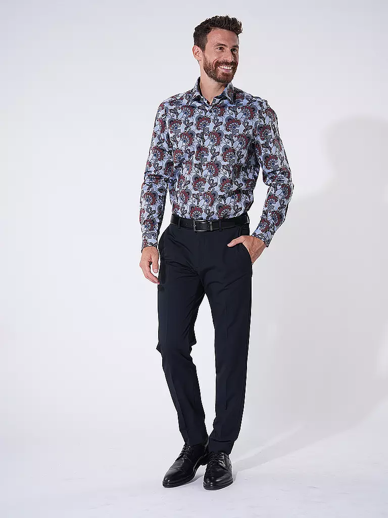 OLYMP LEVEL FIVE Hemd Slim Fit  blau