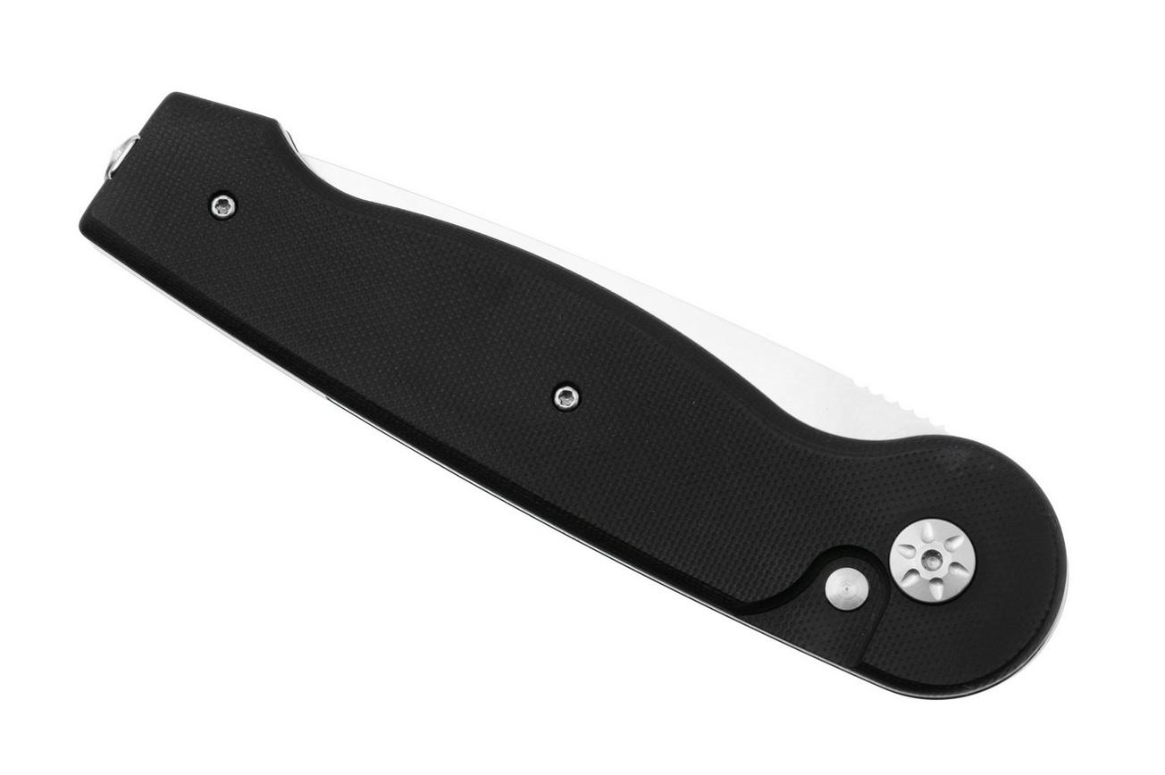 Maserin Summit 490-G10N, Satin Magnacut, Black G10 zakmes