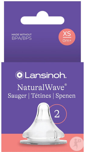 Lansinoh Tétines Natural Wave Taille XS 2 Pièces