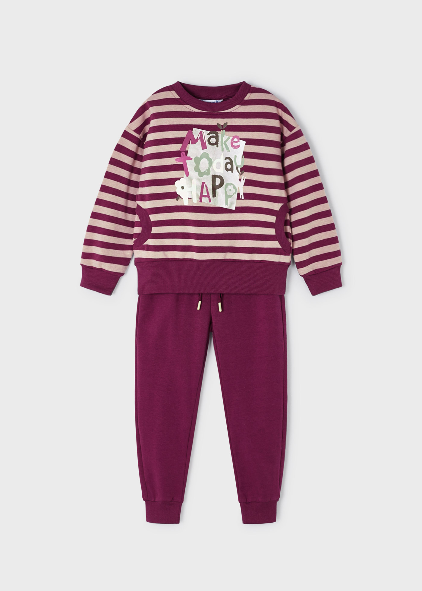 Conjunto de treino de duas peças para meninas