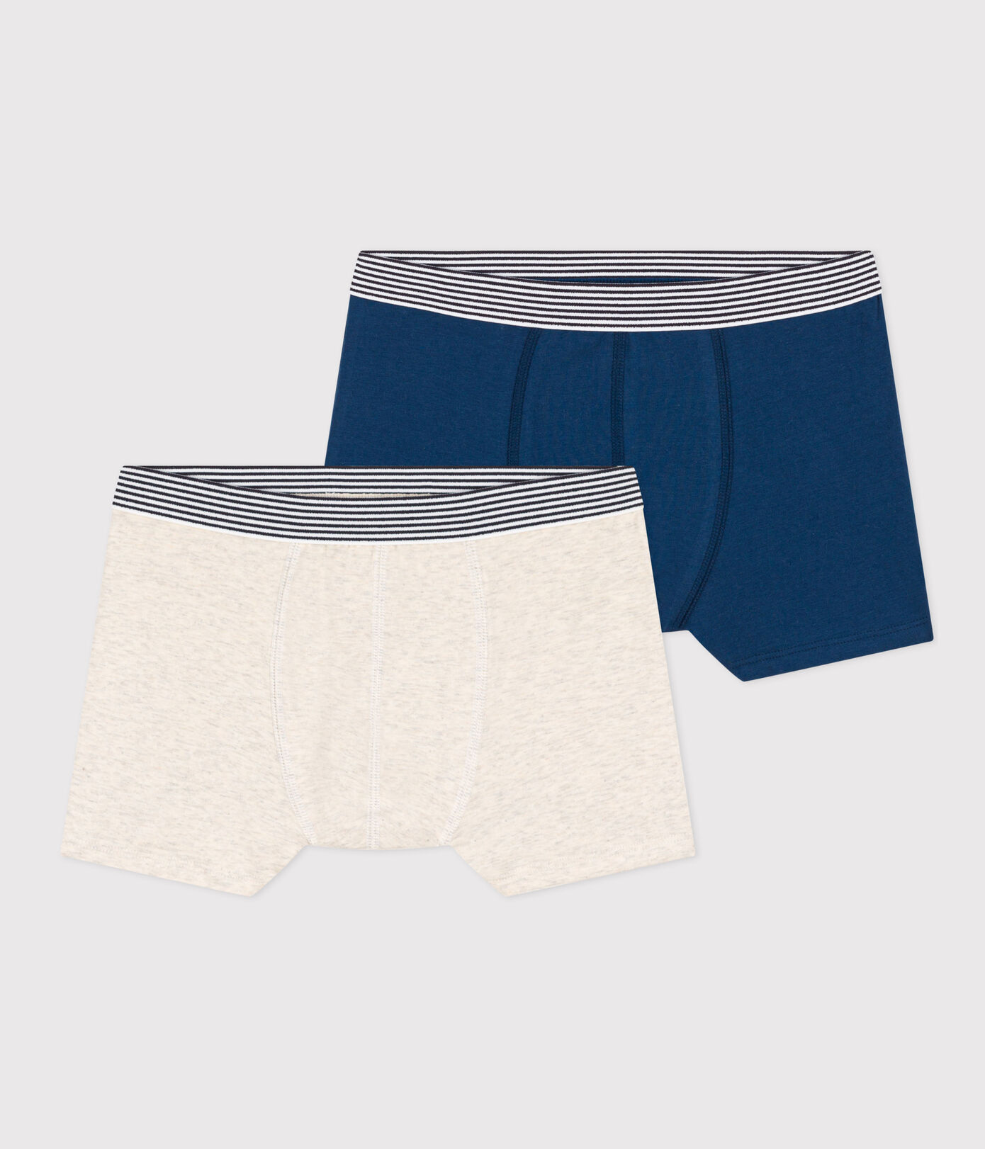 Lot de 2 boxers en coton et élasthanne garçon