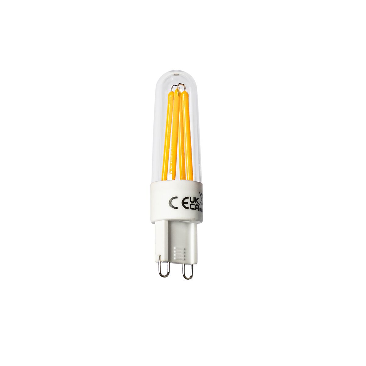 Set van 5 G9 LED filament lamp 2,5W 240 lm 2300K