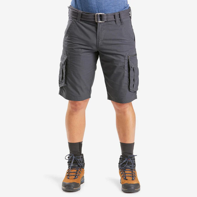 Decathlon Forclaz - Shorts Cargo Masculino Forclaz Travel 100