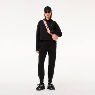 Sweatshirt à capuche Jogger femme Lacoste avec passe-pouce Sweatshirts - Noir - Lacoste - Femme