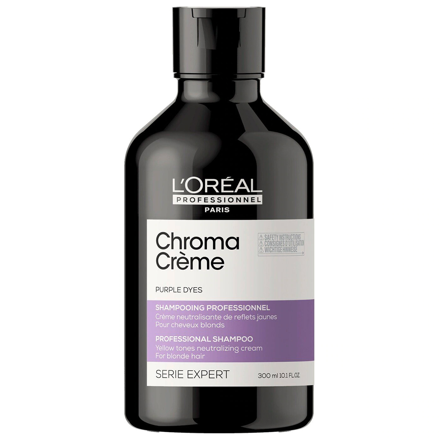 Shampoing Neutralisant Reflets Jaunes Chroma Crème L'Oral 300 ML