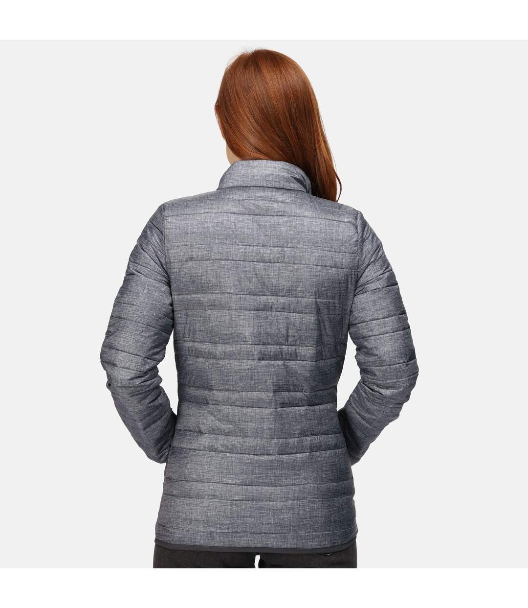 Regatta - Doudoune matelassée FIREDOWN - Femme (Gris chiné / Noir) - UTRG5070