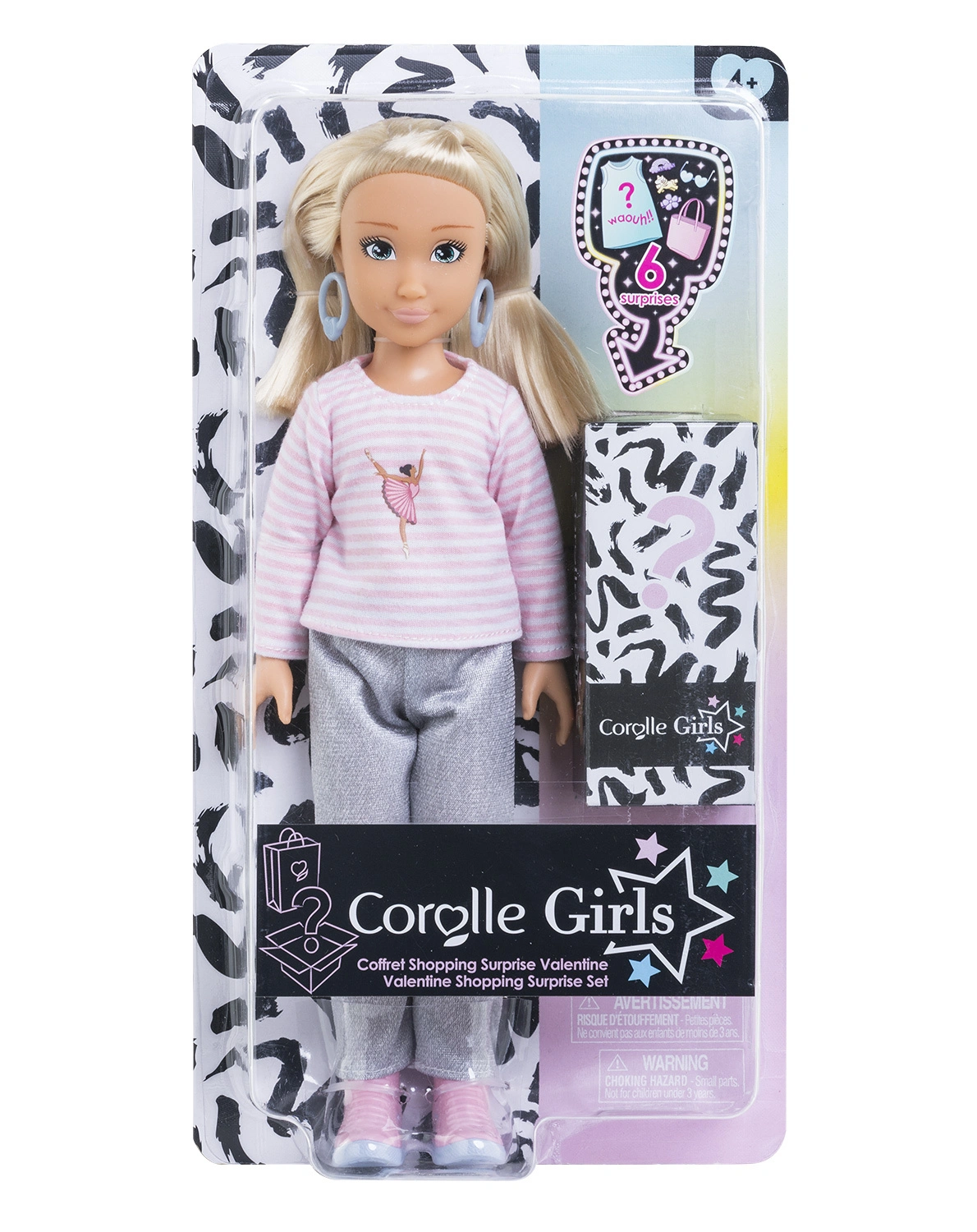 Ankleidepuppe VALENTINE SHOPPING SURPRISE (28cm) mit Zubehör