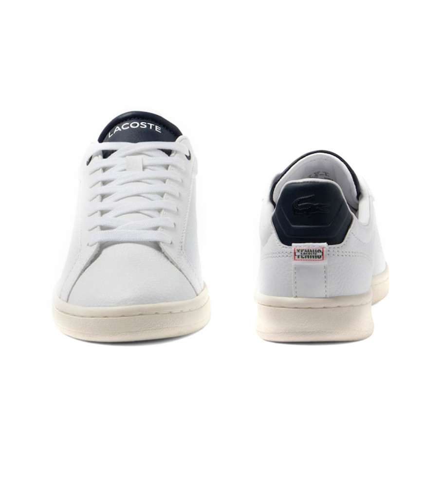 Tênis Lacoste Carnaby Pro de couro, branco