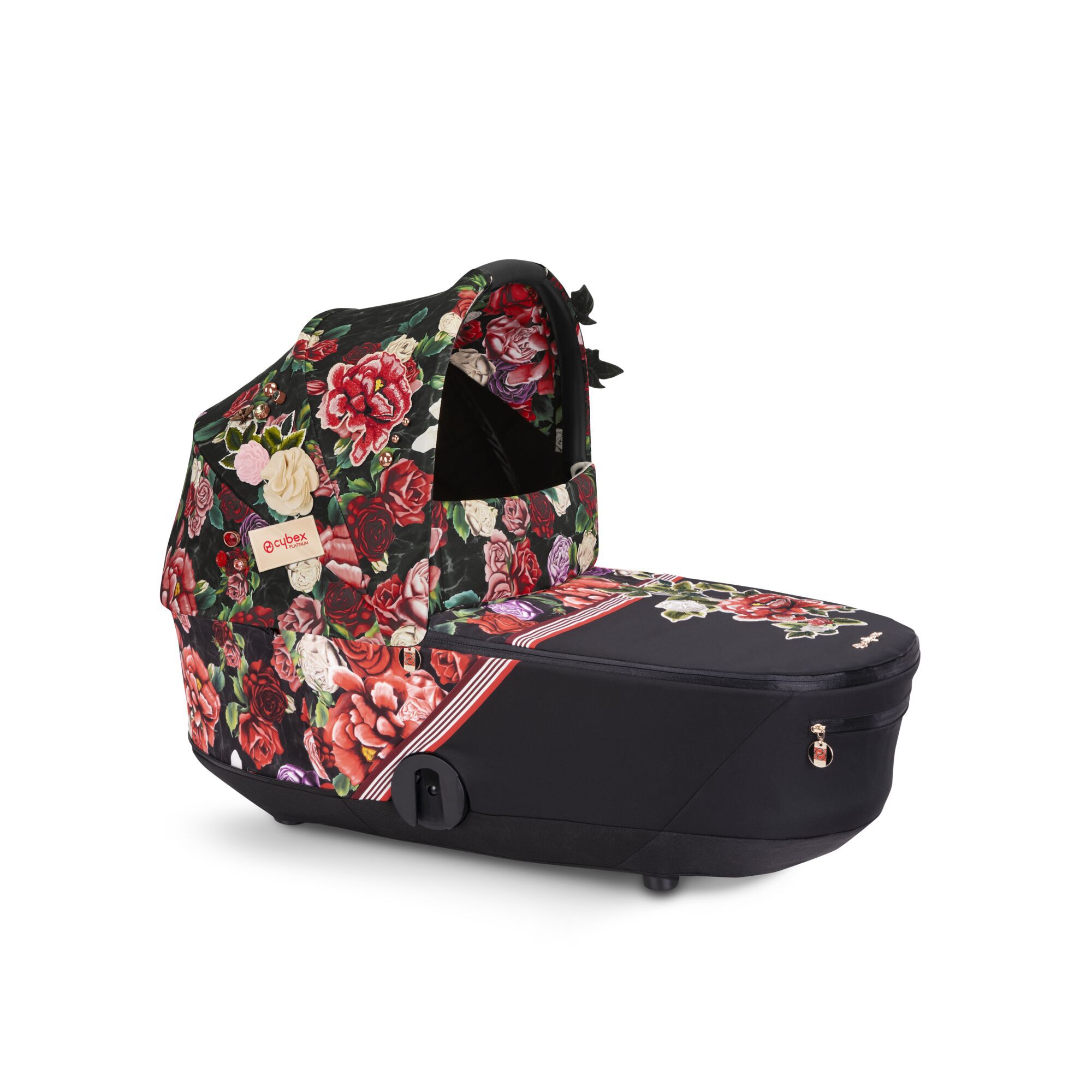 Mios Lux Carry Cot Babywanne Spring Blossom Dark