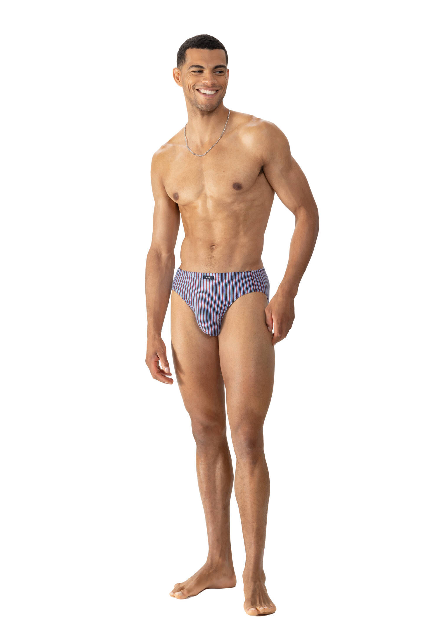 mey| Herren Jazz Pants Serie Red Stripes