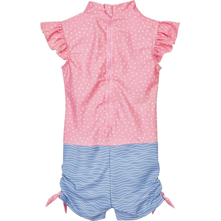 Playshoes UV-Schutz Einteiler Krebs blau-pink