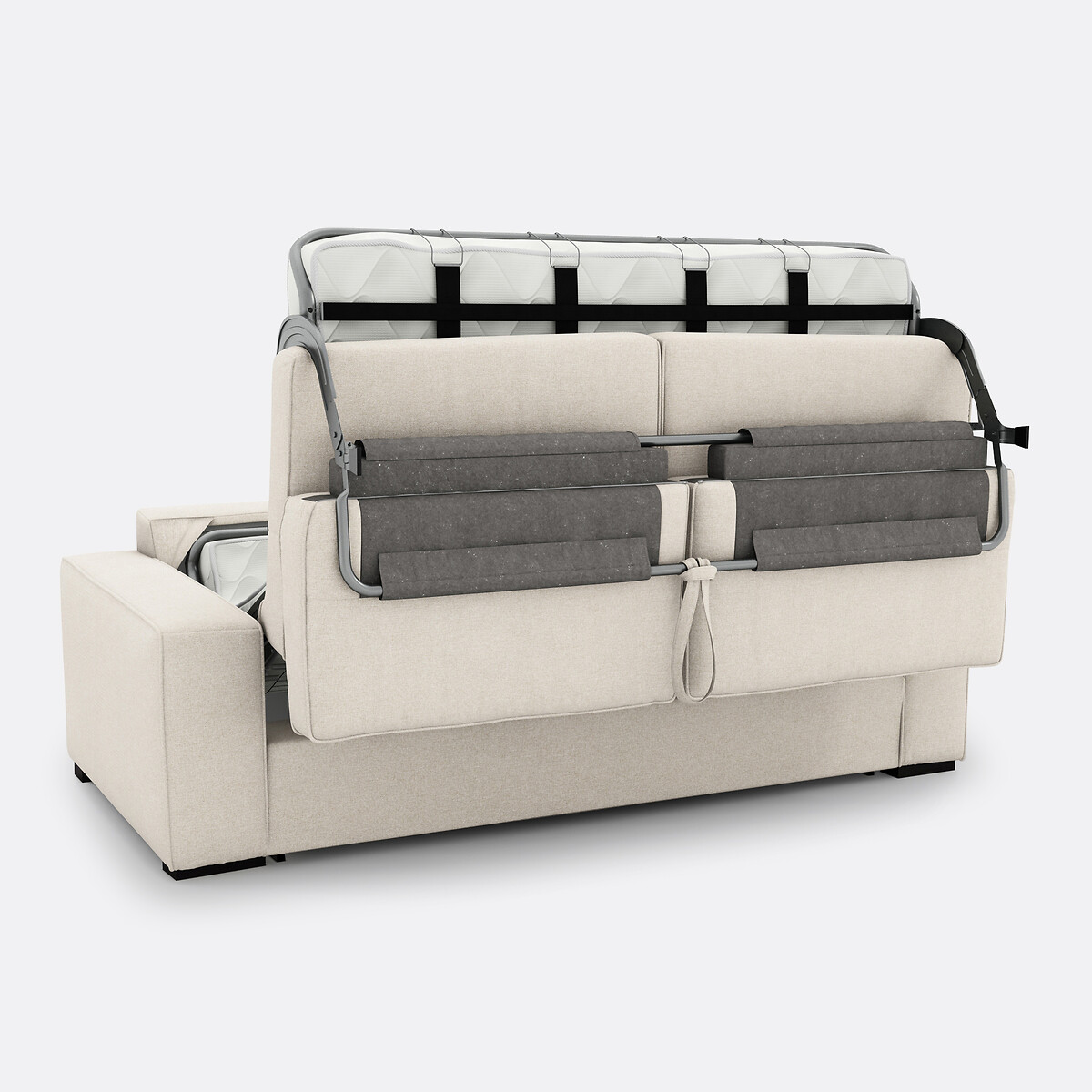 LA REDOUTE INTERIEURS<br>Sofá-cama em poliéster, espuma HR premium, Cecilia