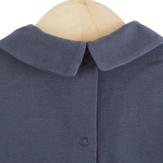 Polo manches courtes Trop Chou   Gris anthracite        1 mois   de               P'tit bisou