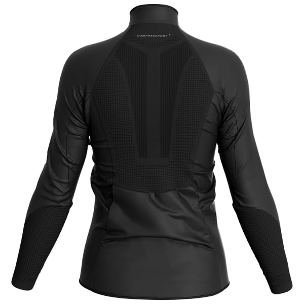 Veste trail COMPRESSPORT HURRICANE WINDPROOF JACKET W BLACK