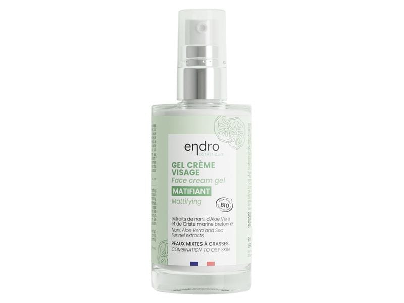 endro Mattierende Gesichtscreme 50 ml Natürliche Gesichtscreme für Mischhaut