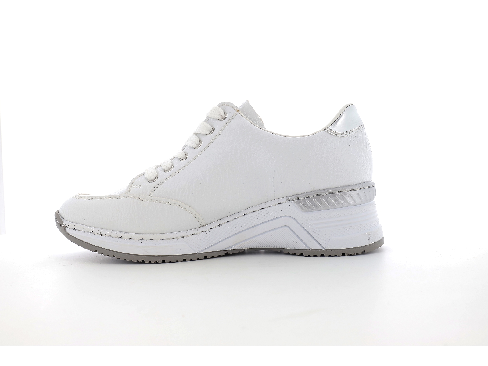 Rieker-N4322 Synthétique Blanc