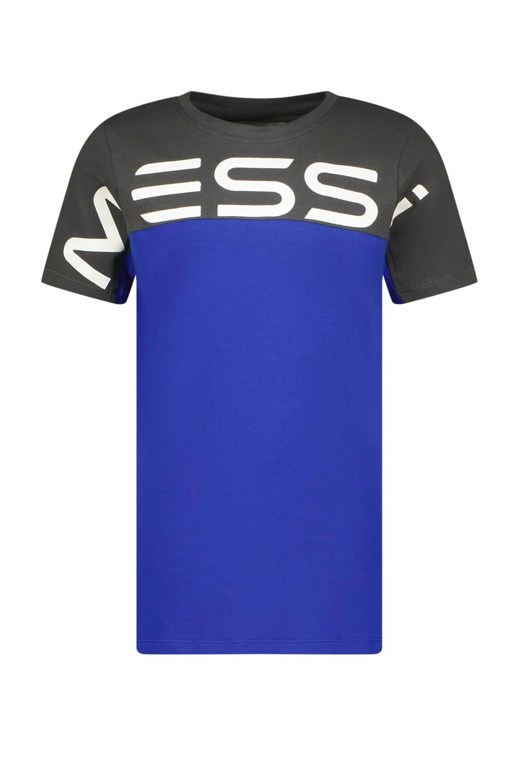 Vingino T-shirt Jint met logo hardblauw/donkergrijs