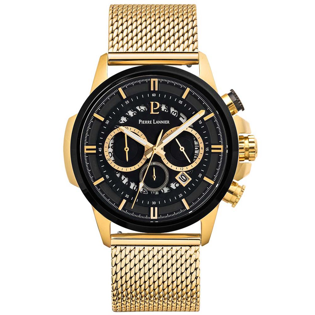 Montre Pierre Lannier Sentinelle Noir