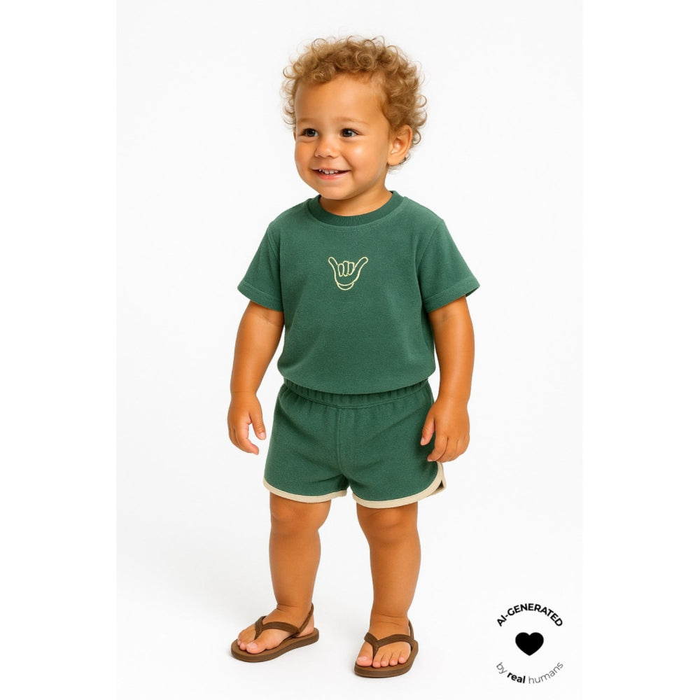 Køb THE NEW Siblings Posy Green Tnstterry Shorts