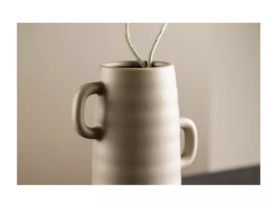 Vase Ondulé en Céramique 