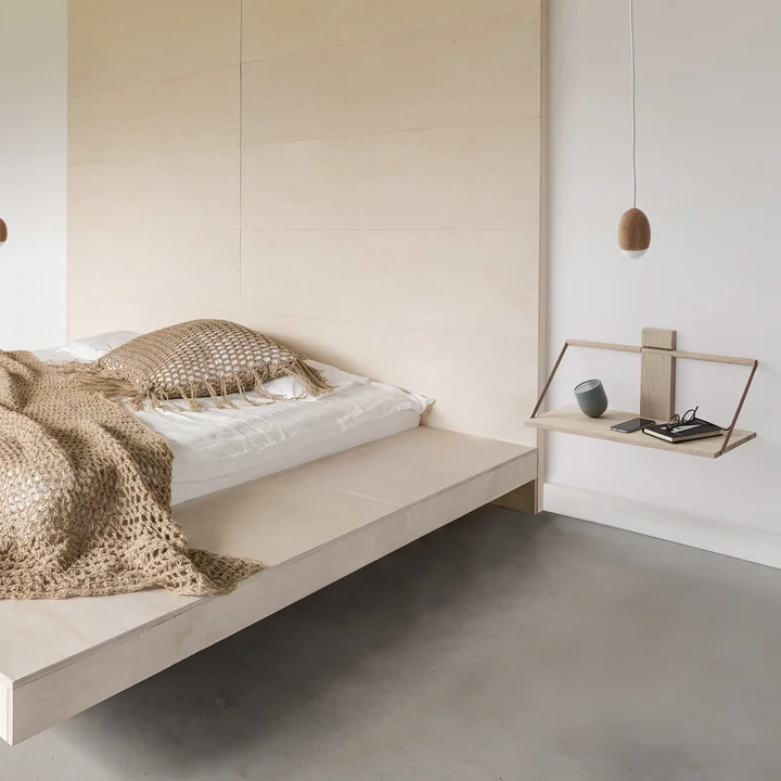 Andersen Furniture - Wood Wall Hängeregal, 30 x 18 x H 24 cm, Eiche