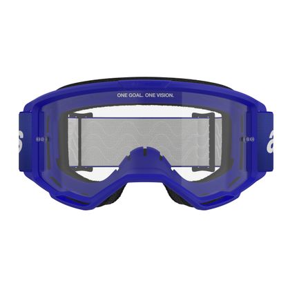 Masque cross Alpinestars VISION 3 WORDMARK 2025 - Bleu