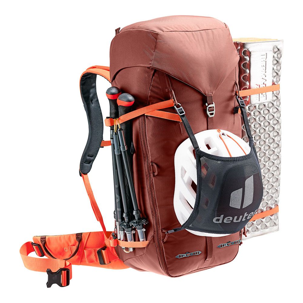 Deuter GUIDE 34+8L - Sac À dos Homme redwood-papaya