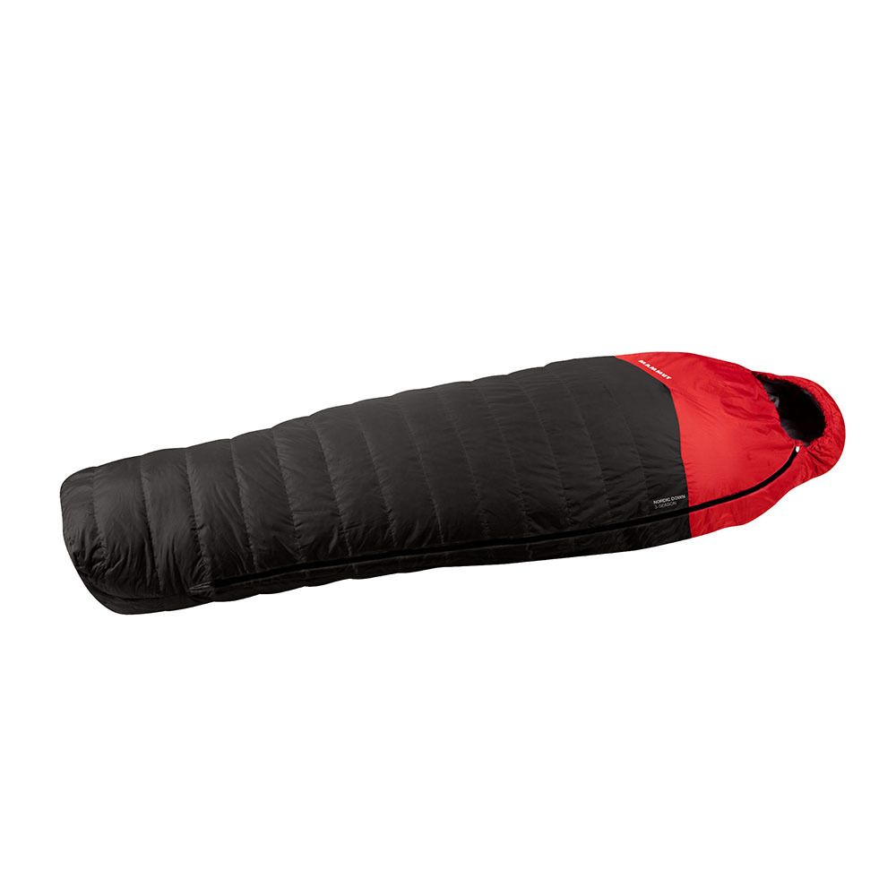 Mammut NORDIC DOWN 3 SEASON 0°C - Sac de couchage graphite/fire