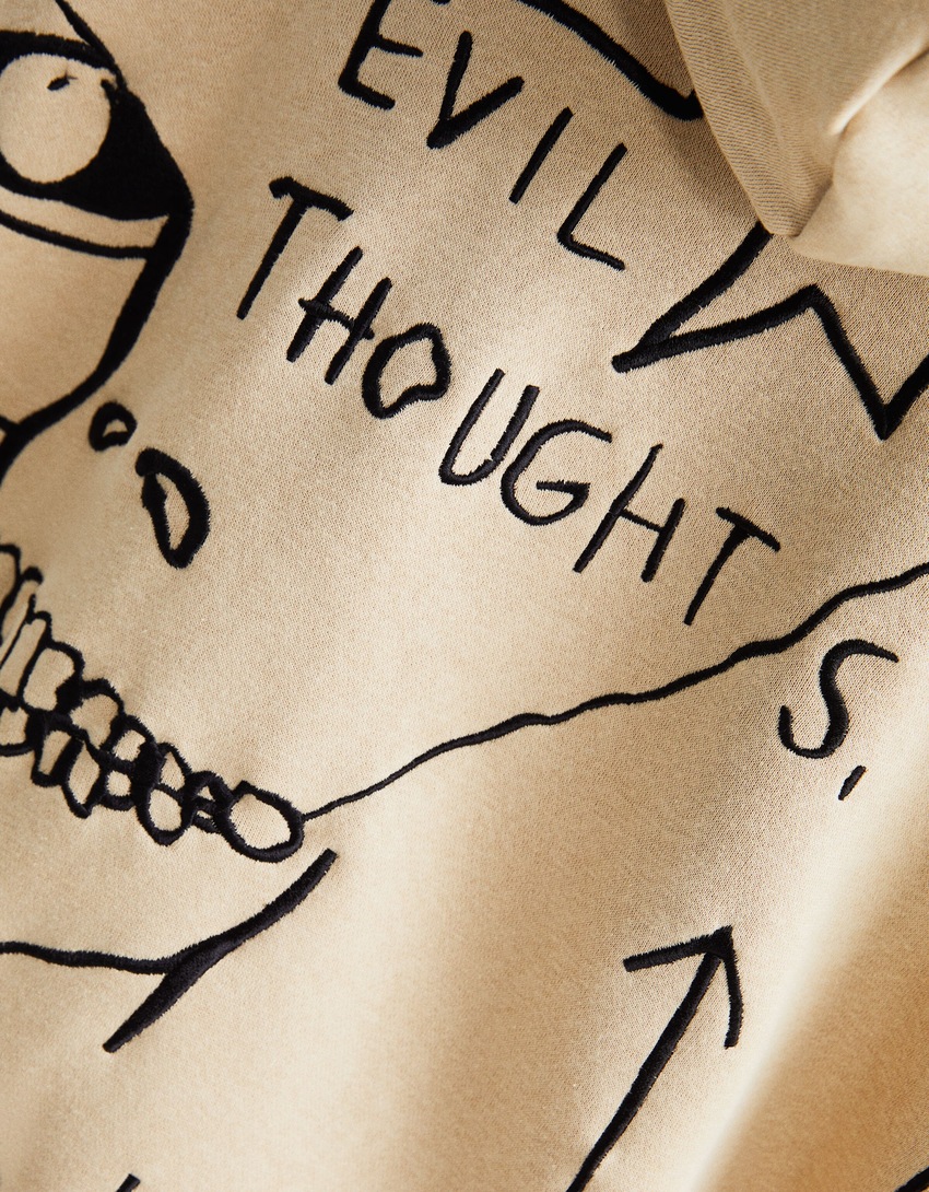 Moletom com estampa de Jean-Michel Basquiat