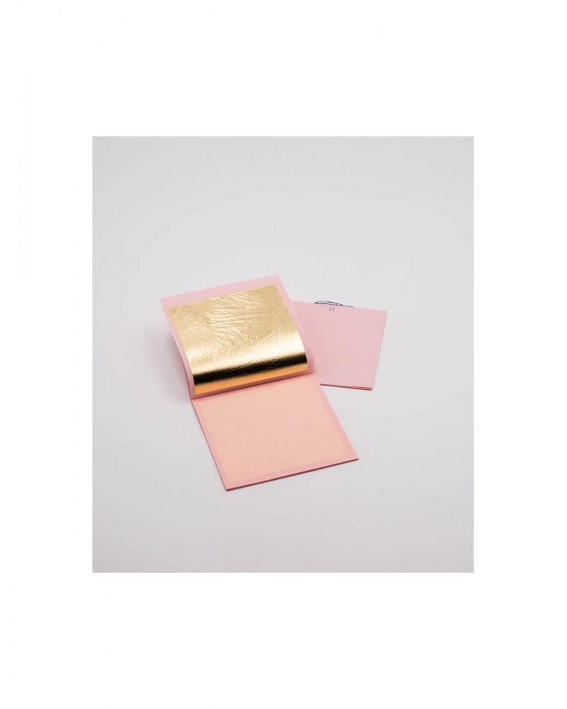 Carnet de 25 feuilles d'or fin 22 carats