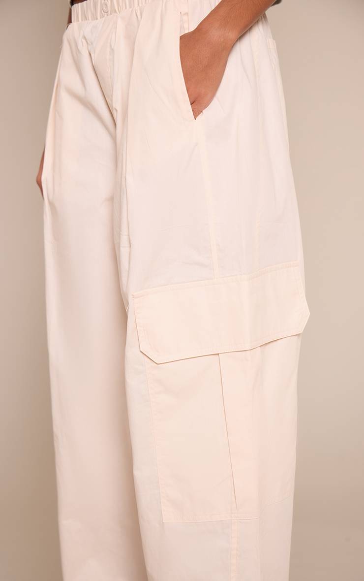 Pantalon En Coton Avec Détails De Poches Cargo