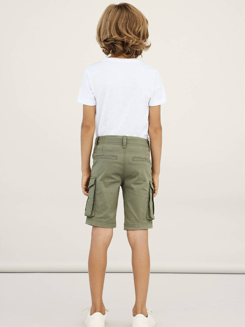 NAME IT regular fit cargo bermuda NKMRYAN kaki