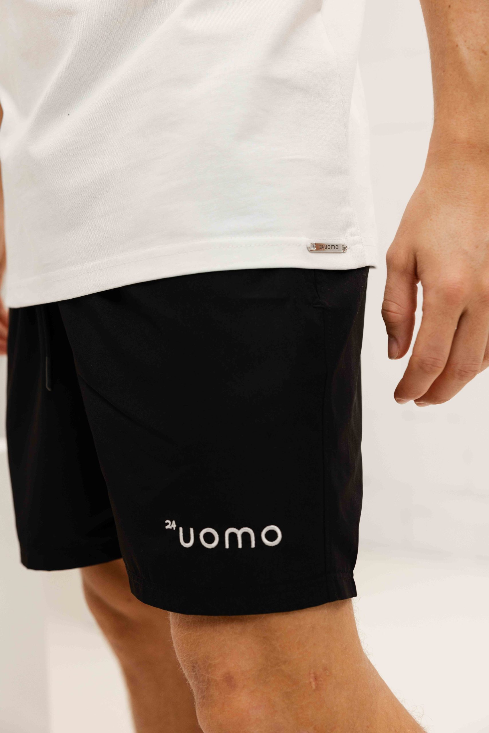 24 Uomo Basic Zwembroek Heren Zwart
