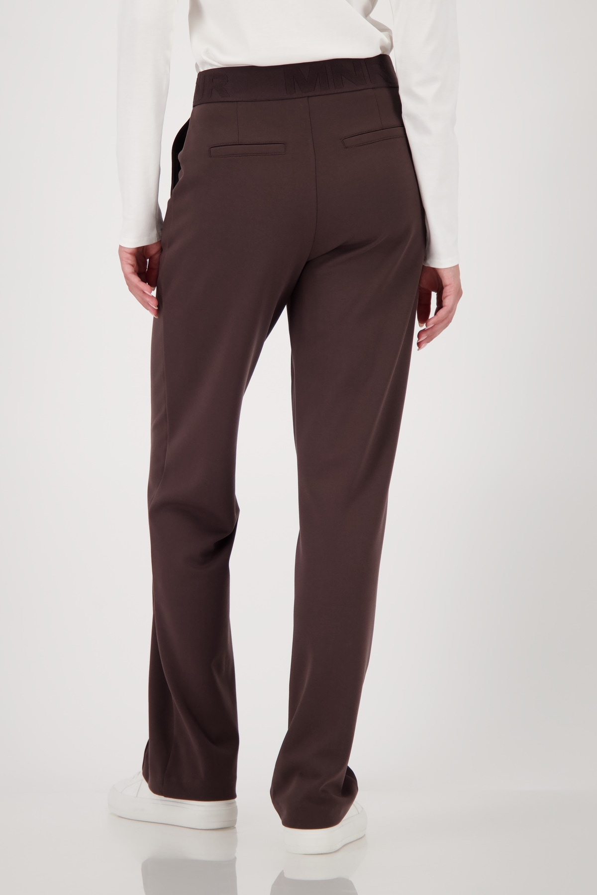 Monari Bügelfaltenhose  Regular fit mit elastischem Bund